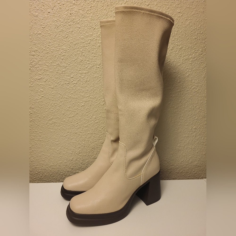 NWOB Matisse Bone Delaney Heeled Boots Size 10